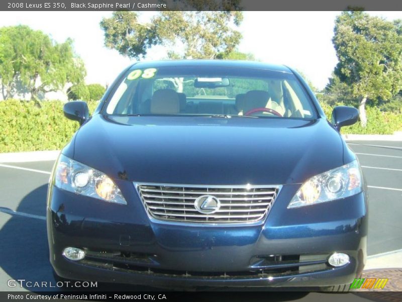 Black Sapphire Pearl / Cashmere 2008 Lexus ES 350