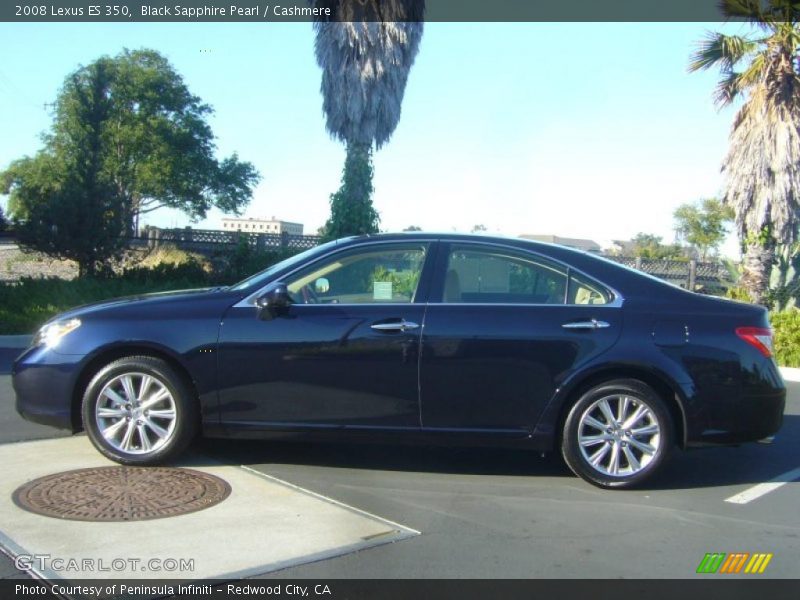 Black Sapphire Pearl / Cashmere 2008 Lexus ES 350