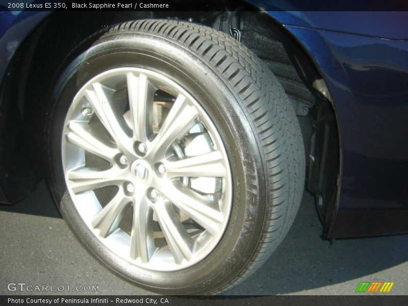 Black Sapphire Pearl / Cashmere 2008 Lexus ES 350