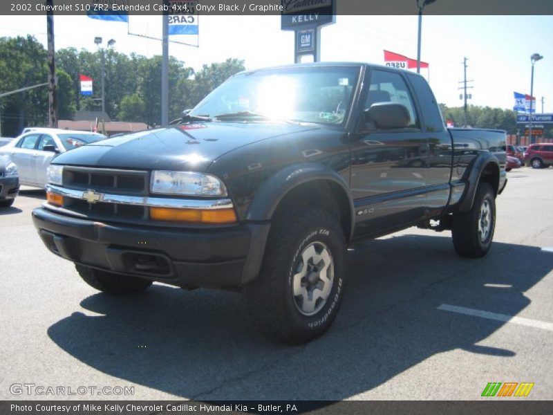 Onyx Black / Graphite 2002 Chevrolet S10 ZR2 Extended Cab 4x4