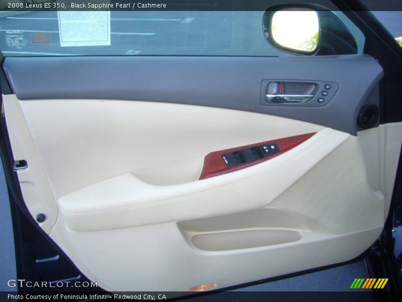 Black Sapphire Pearl / Cashmere 2008 Lexus ES 350