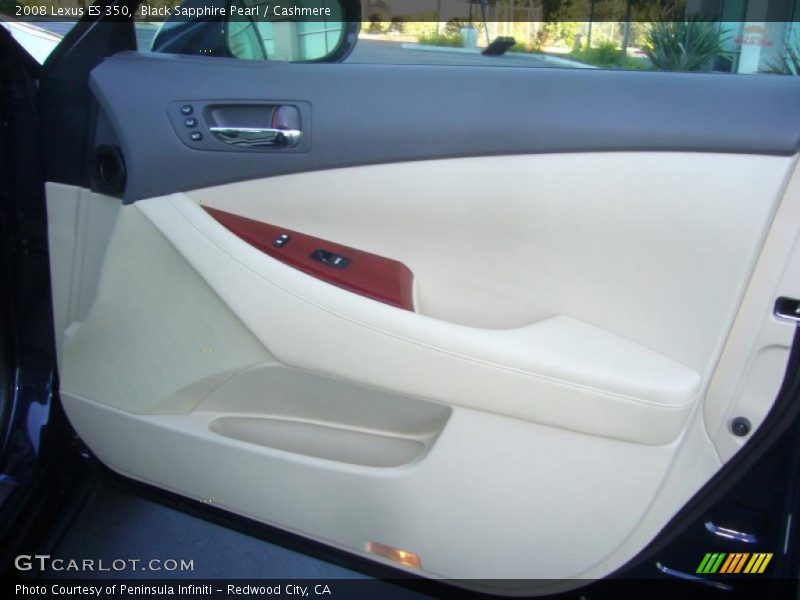 Black Sapphire Pearl / Cashmere 2008 Lexus ES 350