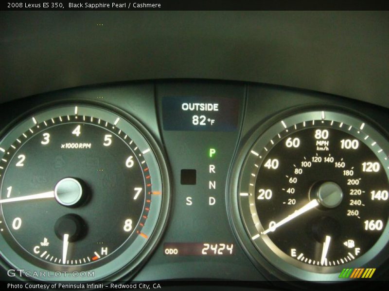 Black Sapphire Pearl / Cashmere 2008 Lexus ES 350