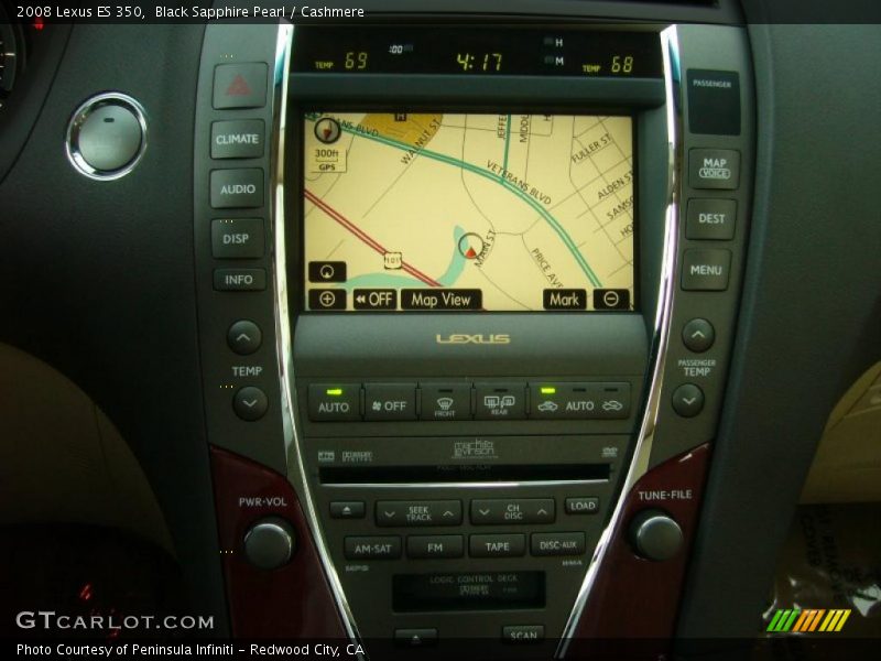Black Sapphire Pearl / Cashmere 2008 Lexus ES 350
