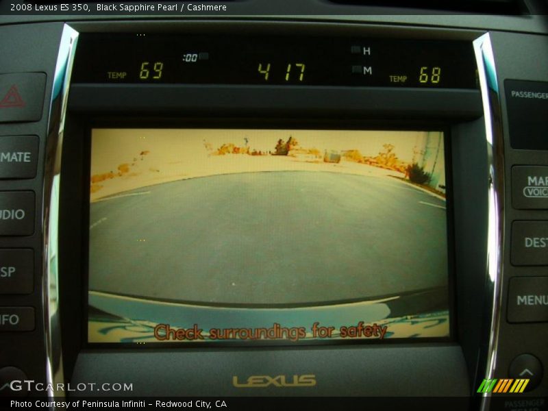 Black Sapphire Pearl / Cashmere 2008 Lexus ES 350