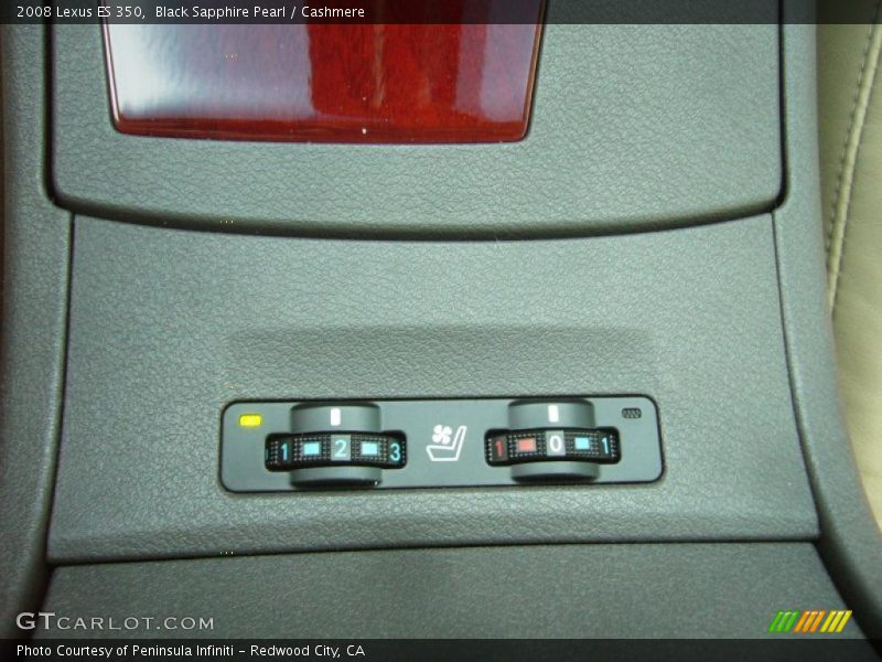 Black Sapphire Pearl / Cashmere 2008 Lexus ES 350