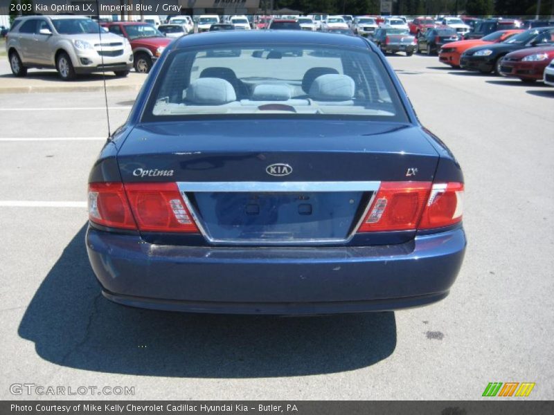 Imperial Blue / Gray 2003 Kia Optima LX