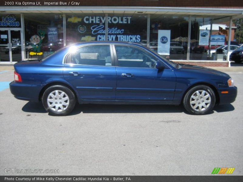 Imperial Blue / Gray 2003 Kia Optima LX