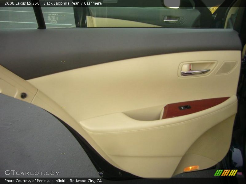 Black Sapphire Pearl / Cashmere 2008 Lexus ES 350