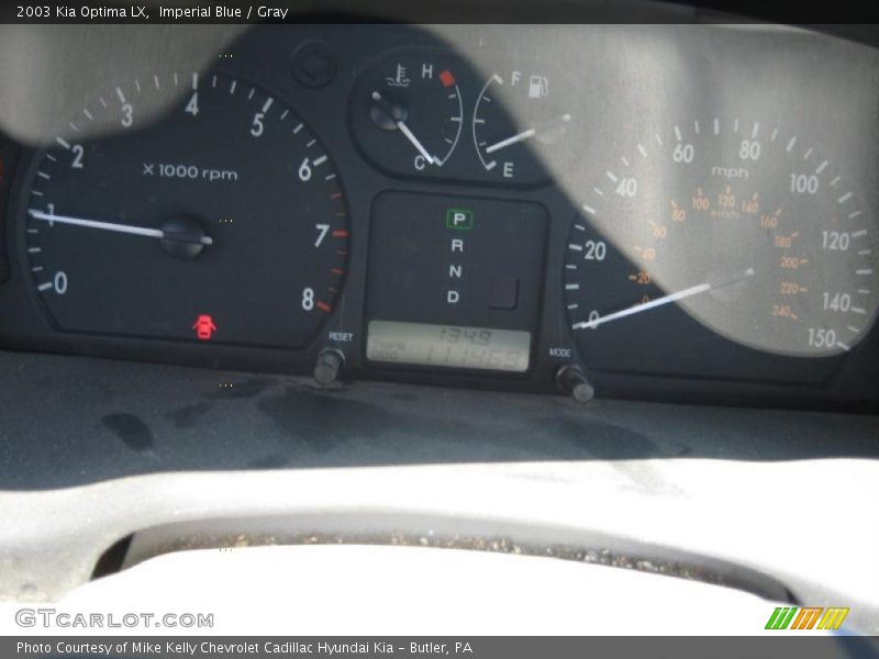 Imperial Blue / Gray 2003 Kia Optima LX