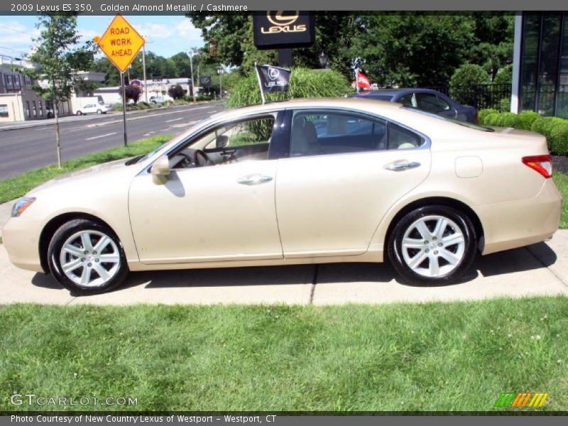 Golden Almond Metallic / Cashmere 2009 Lexus ES 350