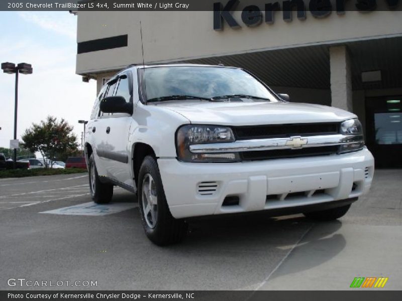 Summit White / Light Gray 2005 Chevrolet TrailBlazer LS 4x4
