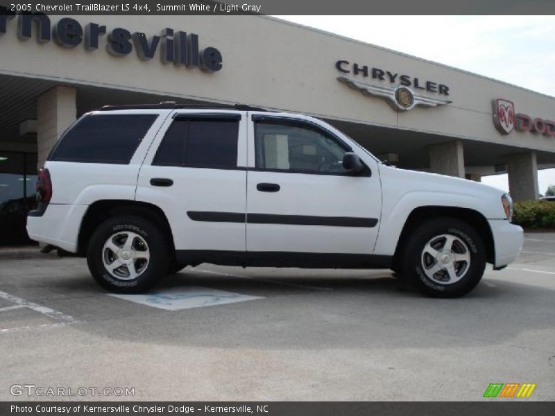 Summit White / Light Gray 2005 Chevrolet TrailBlazer LS 4x4