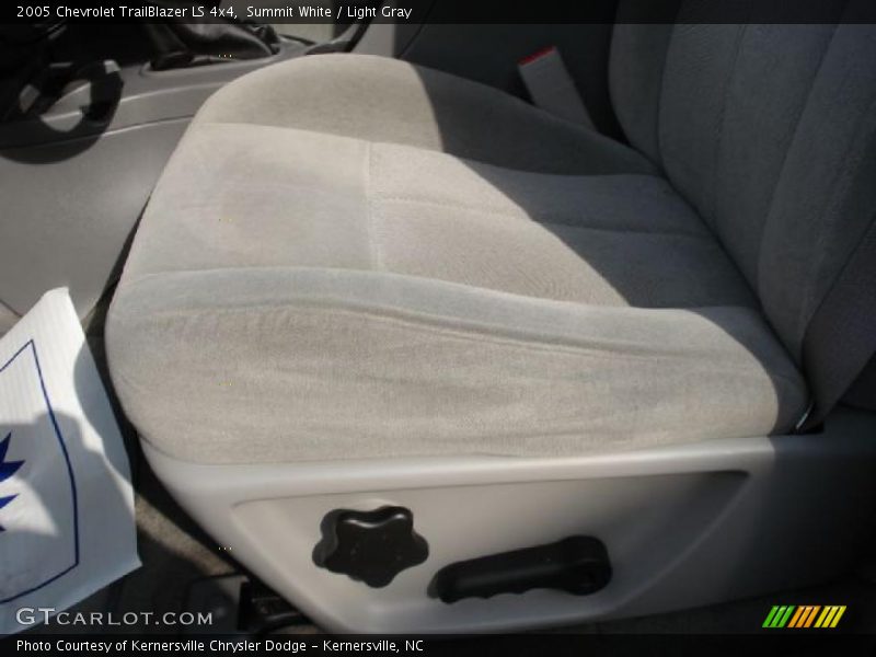 Summit White / Light Gray 2005 Chevrolet TrailBlazer LS 4x4