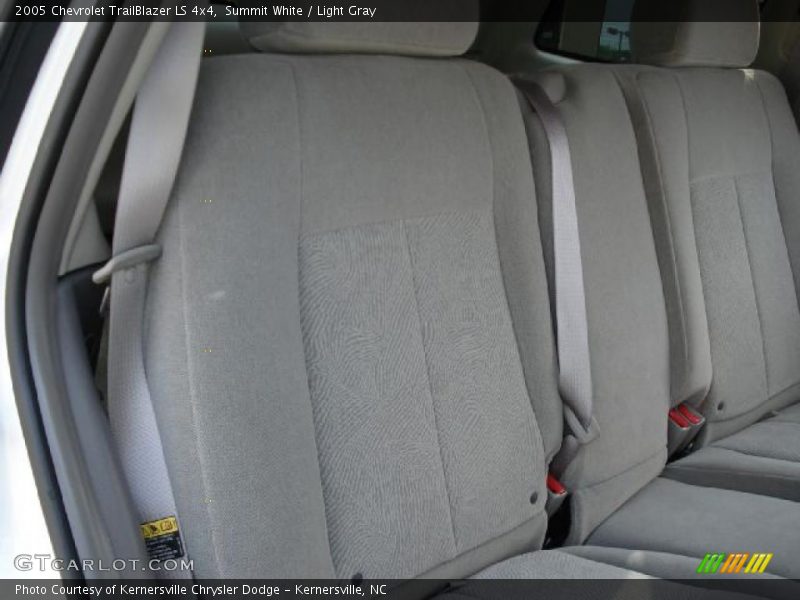 Summit White / Light Gray 2005 Chevrolet TrailBlazer LS 4x4