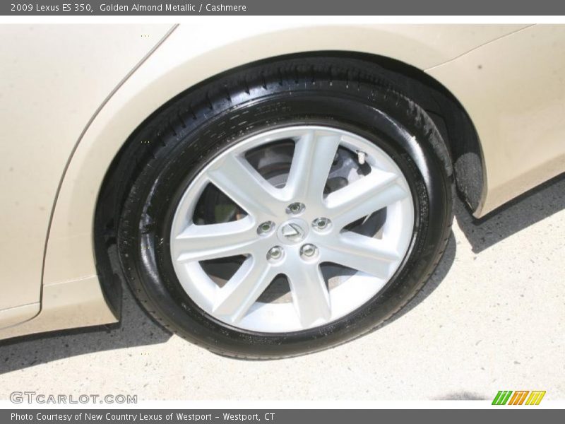 Golden Almond Metallic / Cashmere 2009 Lexus ES 350
