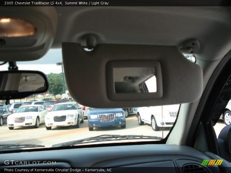 Summit White / Light Gray 2005 Chevrolet TrailBlazer LS 4x4