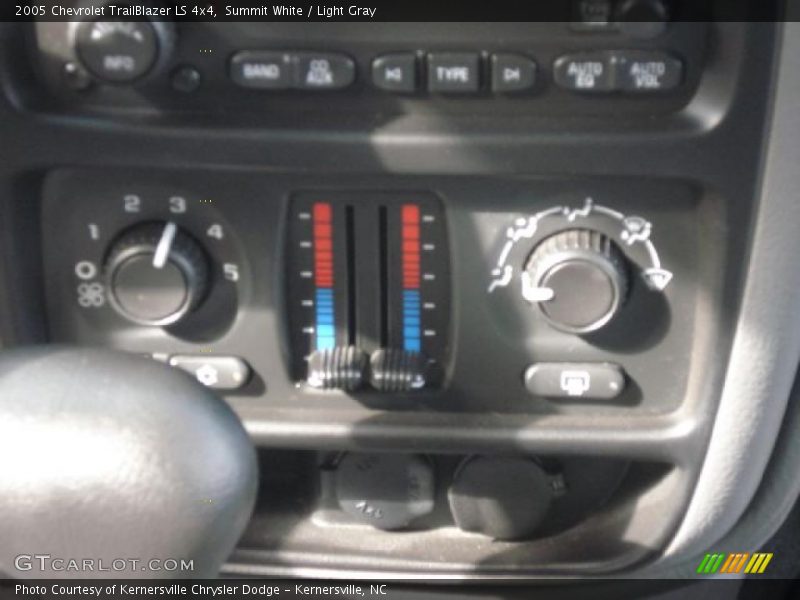 Summit White / Light Gray 2005 Chevrolet TrailBlazer LS 4x4