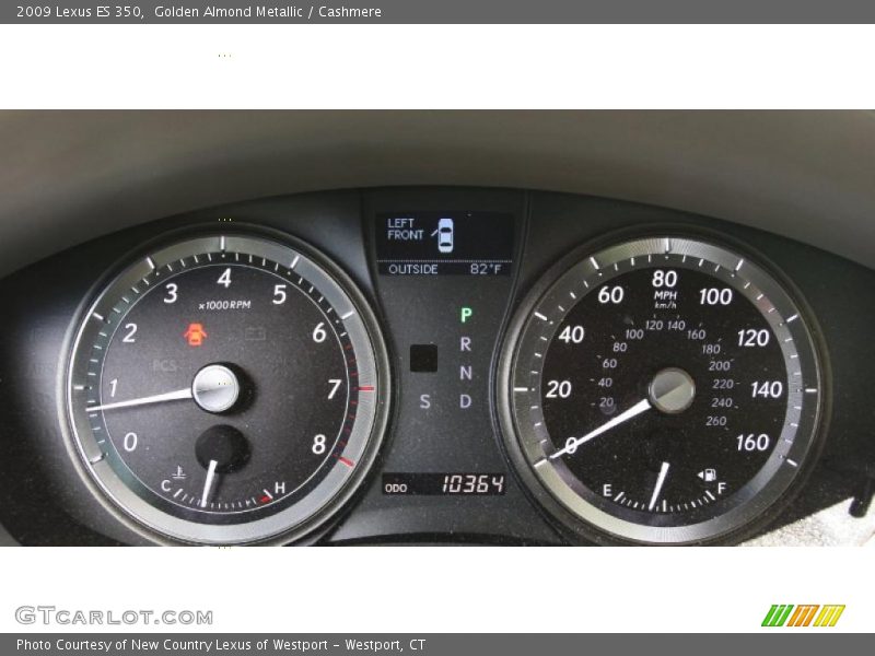 Golden Almond Metallic / Cashmere 2009 Lexus ES 350