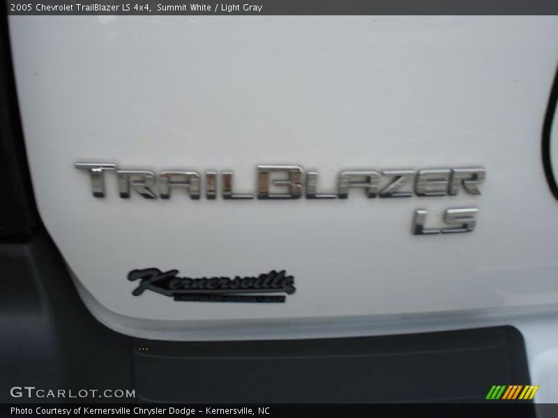 Summit White / Light Gray 2005 Chevrolet TrailBlazer LS 4x4