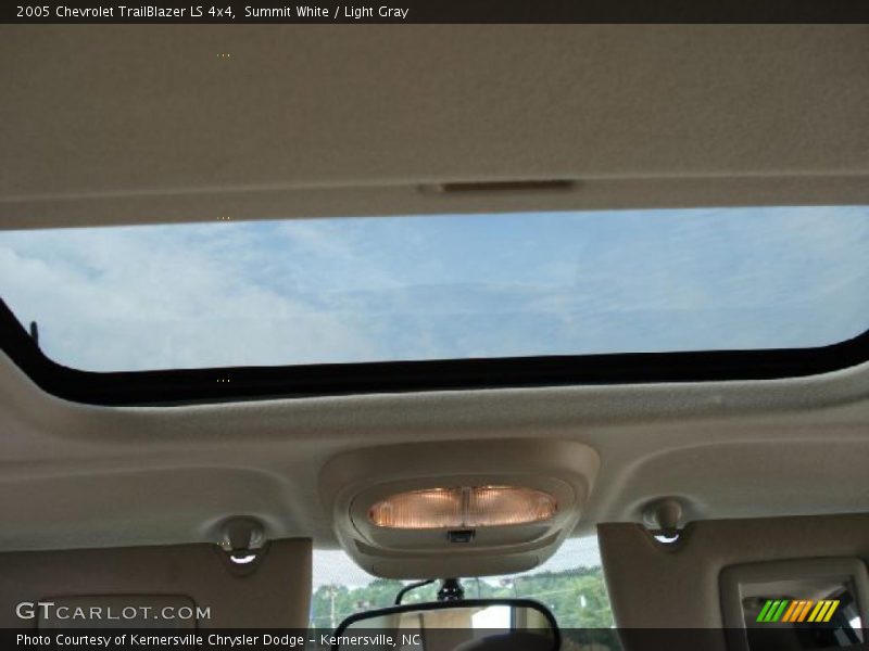 Summit White / Light Gray 2005 Chevrolet TrailBlazer LS 4x4