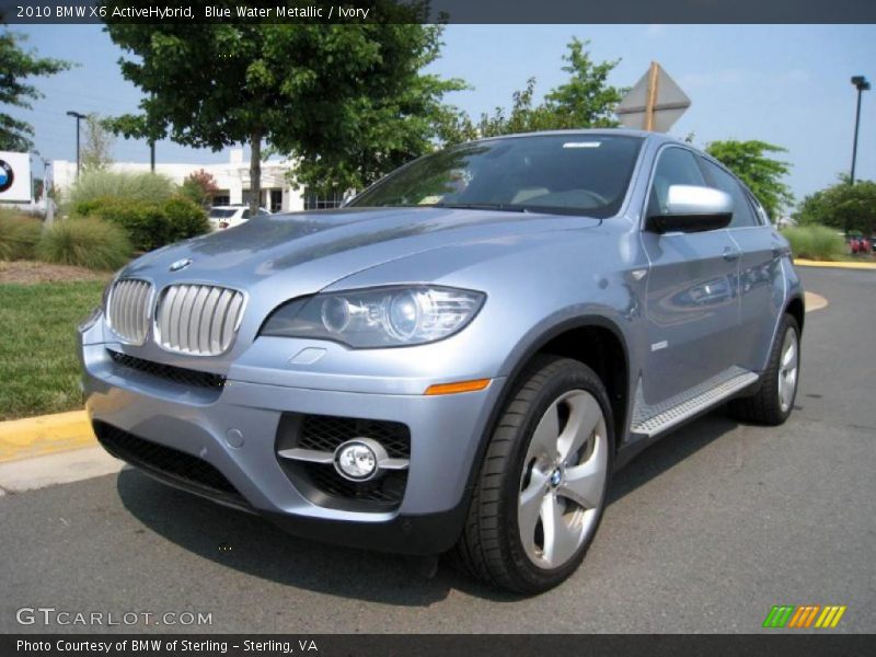 Blue Water Metallic / Ivory 2010 BMW X6 ActiveHybrid