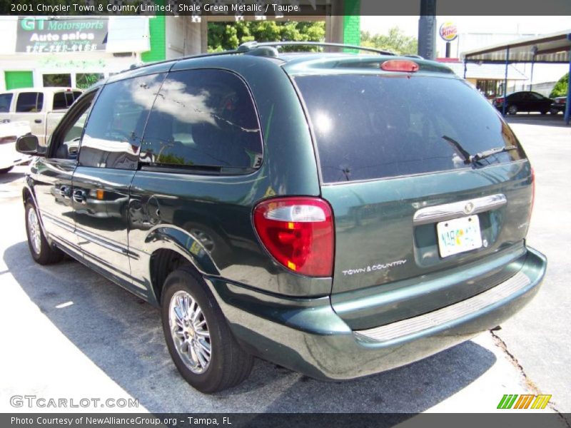 Shale Green Metallic / Taupe 2001 Chrysler Town & Country Limited