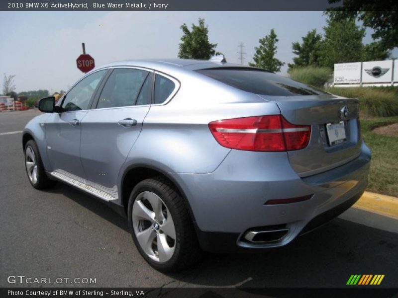 Blue Water Metallic / Ivory 2010 BMW X6 ActiveHybrid