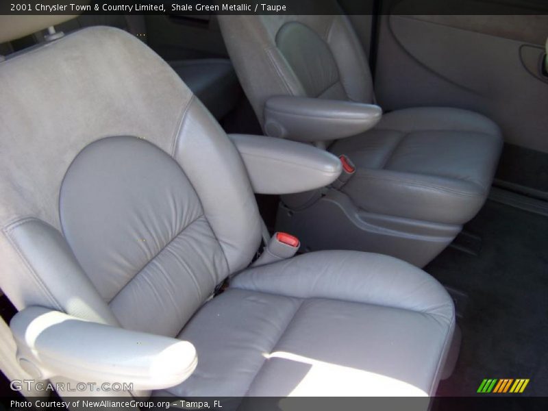 Shale Green Metallic / Taupe 2001 Chrysler Town & Country Limited