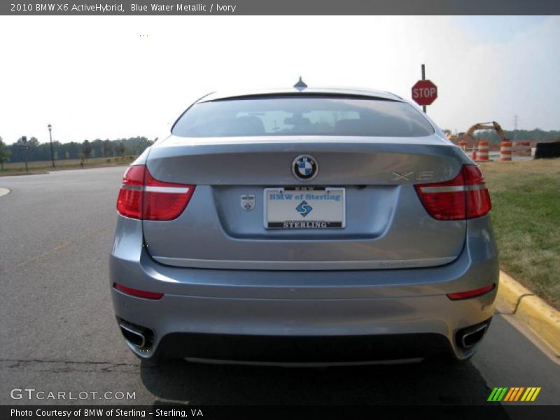 Blue Water Metallic / Ivory 2010 BMW X6 ActiveHybrid