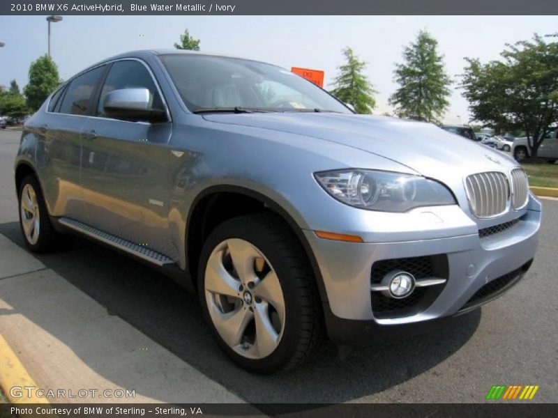 Blue Water Metallic / Ivory 2010 BMW X6 ActiveHybrid