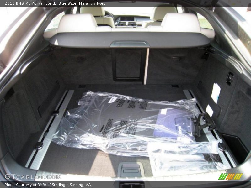 Blue Water Metallic / Ivory 2010 BMW X6 ActiveHybrid