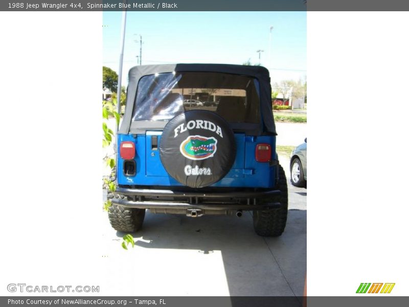 Spinnaker Blue Metallic / Black 1988 Jeep Wrangler 4x4