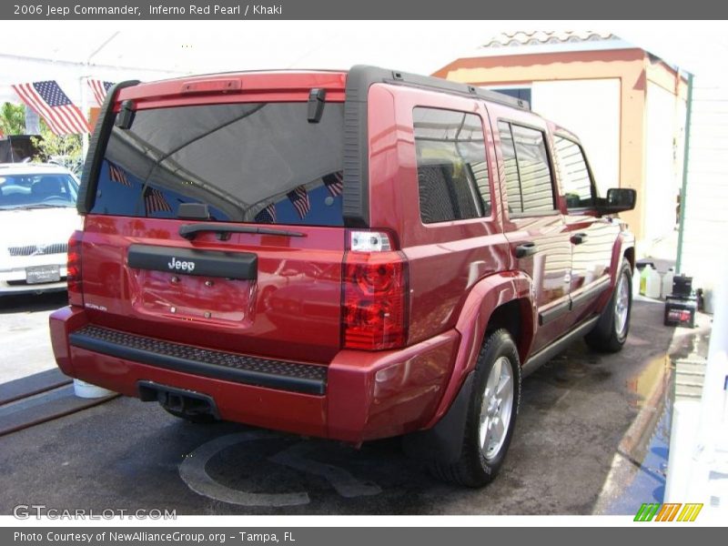 Inferno Red Pearl / Khaki 2006 Jeep Commander