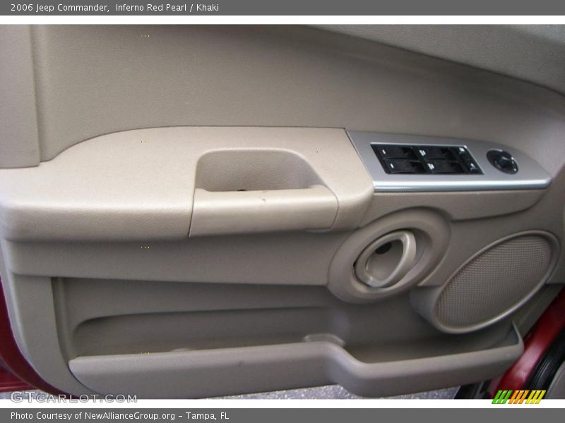 Inferno Red Pearl / Khaki 2006 Jeep Commander