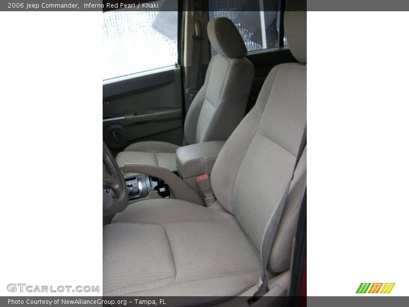 Inferno Red Pearl / Khaki 2006 Jeep Commander