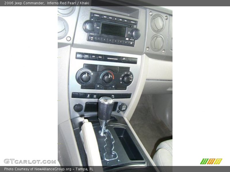 Inferno Red Pearl / Khaki 2006 Jeep Commander