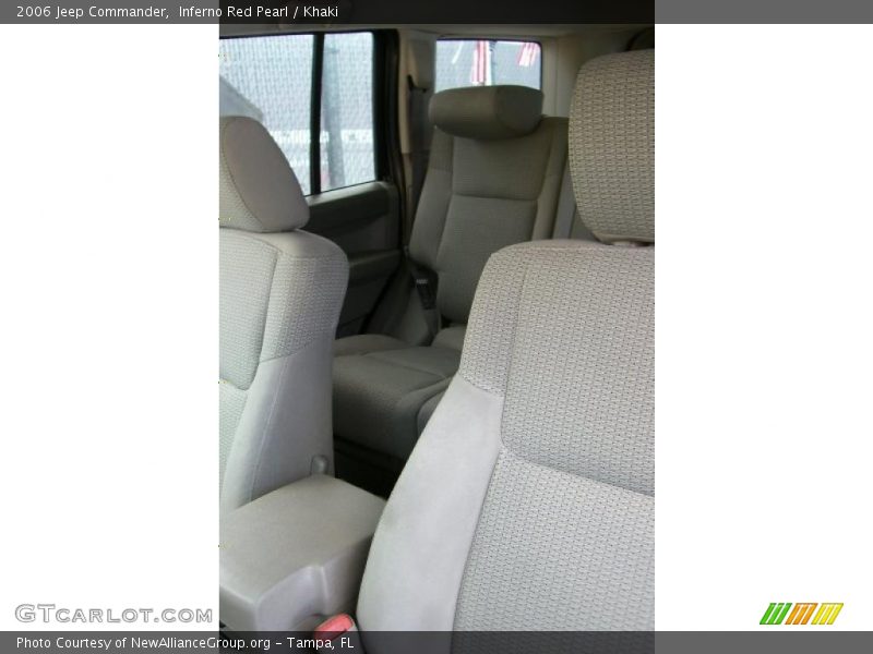 Inferno Red Pearl / Khaki 2006 Jeep Commander