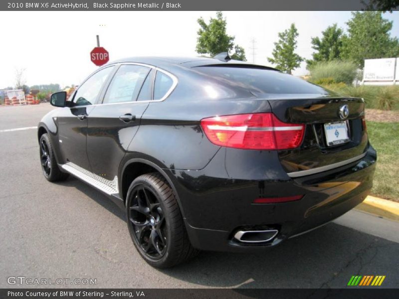 Black Sapphire Metallic / Black 2010 BMW X6 ActiveHybrid