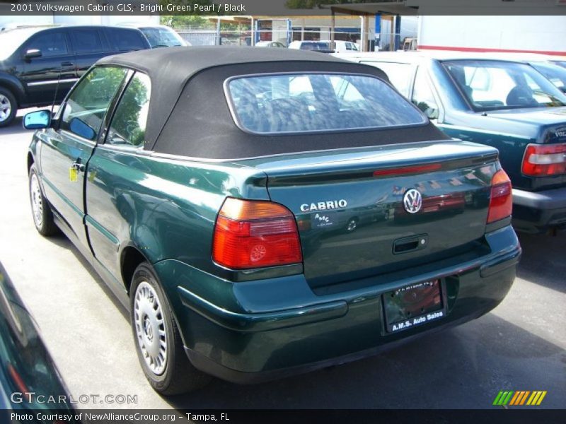 Bright Green Pearl / Black 2001 Volkswagen Cabrio GLS