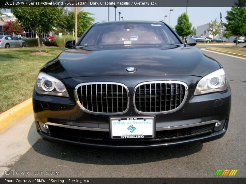 Dark Graphite Metallic / Oyster/Black 2011 BMW 7 Series ActiveHybrid 750Li Sedan