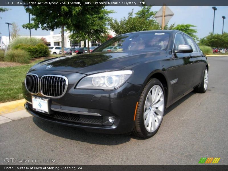 Dark Graphite Metallic / Oyster/Black 2011 BMW 7 Series ActiveHybrid 750Li Sedan