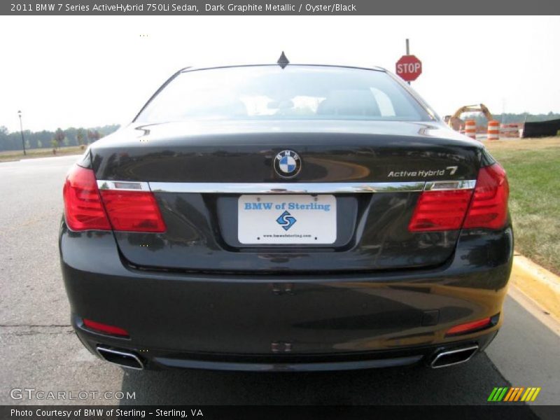 Dark Graphite Metallic / Oyster/Black 2011 BMW 7 Series ActiveHybrid 750Li Sedan