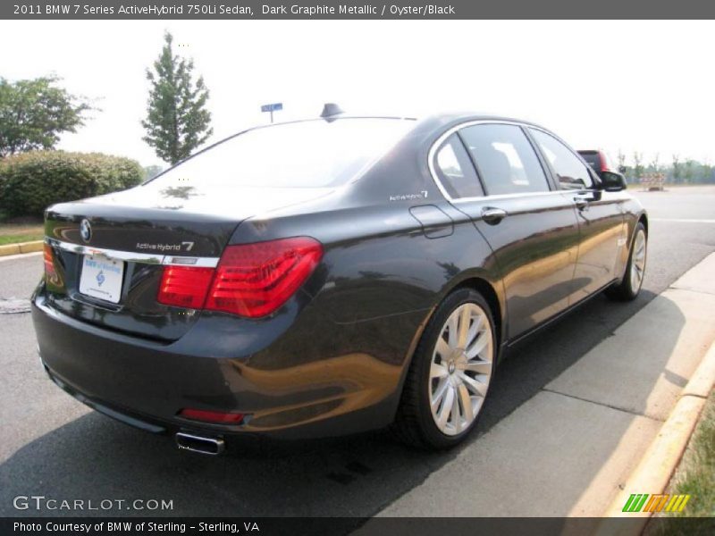 Dark Graphite Metallic / Oyster/Black 2011 BMW 7 Series ActiveHybrid 750Li Sedan