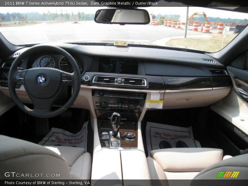 Dark Graphite Metallic / Oyster/Black 2011 BMW 7 Series ActiveHybrid 750Li Sedan