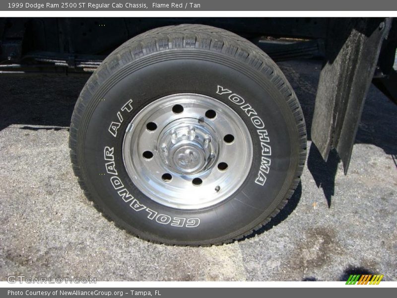 Flame Red / Tan 1999 Dodge Ram 2500 ST Regular Cab Chassis