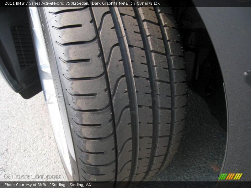 Dark Graphite Metallic / Oyster/Black 2011 BMW 7 Series ActiveHybrid 750Li Sedan