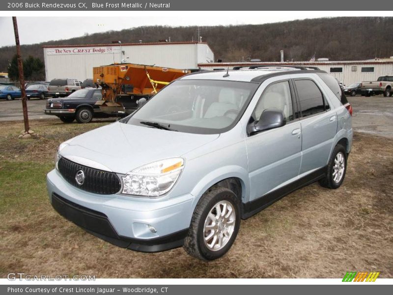 Blue Frost Metallic / Neutral 2006 Buick Rendezvous CX