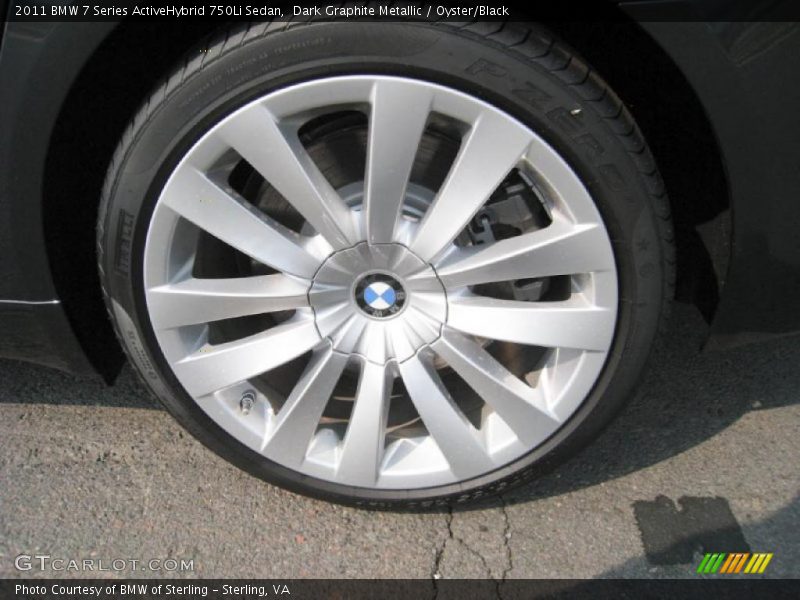 Dark Graphite Metallic / Oyster/Black 2011 BMW 7 Series ActiveHybrid 750Li Sedan