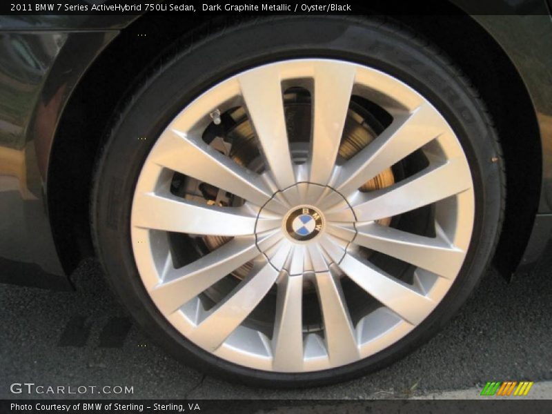 Dark Graphite Metallic / Oyster/Black 2011 BMW 7 Series ActiveHybrid 750Li Sedan